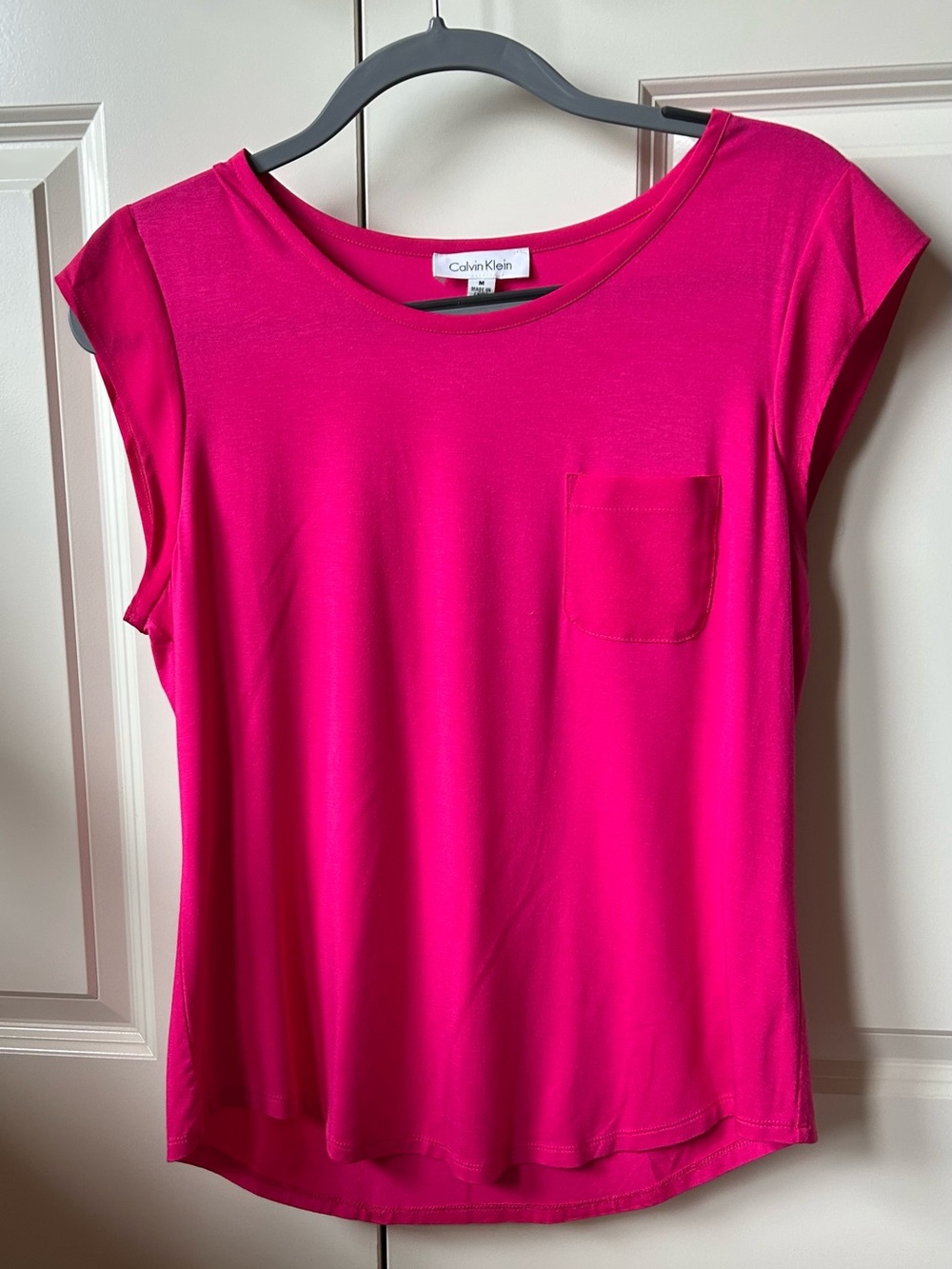 Calvin Klein Bright Fuchsia Short Sleeve Crew Tee